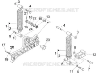 Suspension arrière - Amortisseur/s