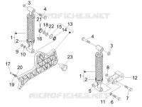 Suspension arrière - Amortisseur/s