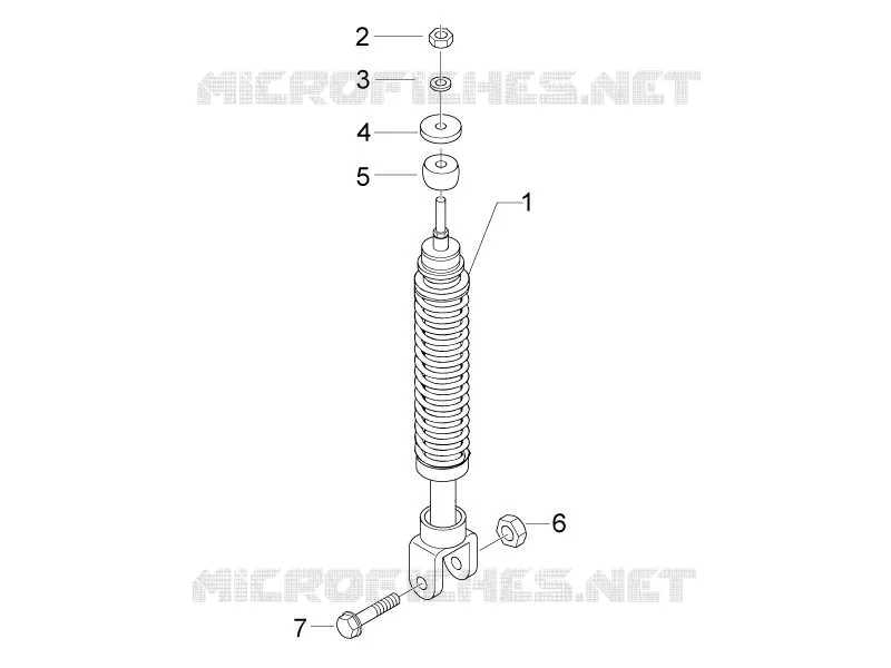 Suspension arrière - Amortisseur/s