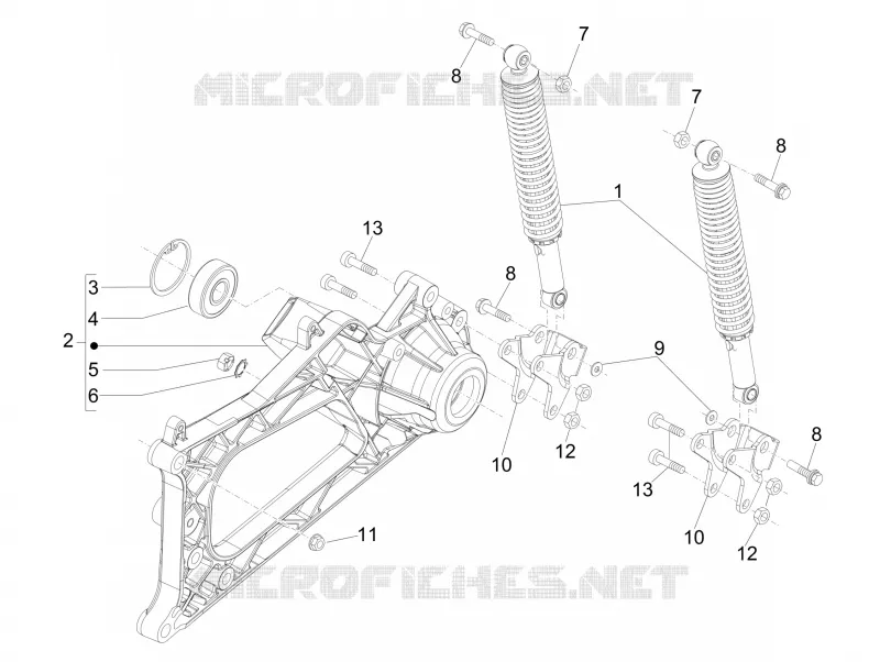 Suspension arrière - Amortisseur/s
