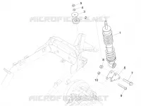 Suspension arrière - Amortisseur/s