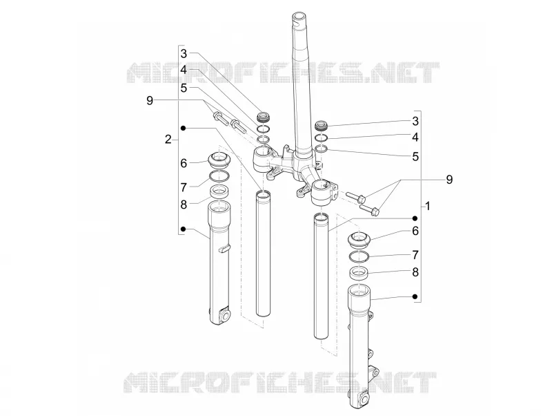 Composants de la fourche (Wuxi Top)