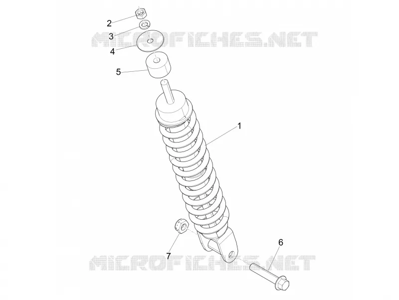 Suspension arrière - Amortisseur/s