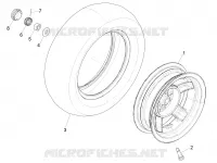 Roue arrière