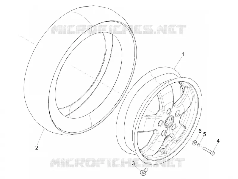 Roue avant