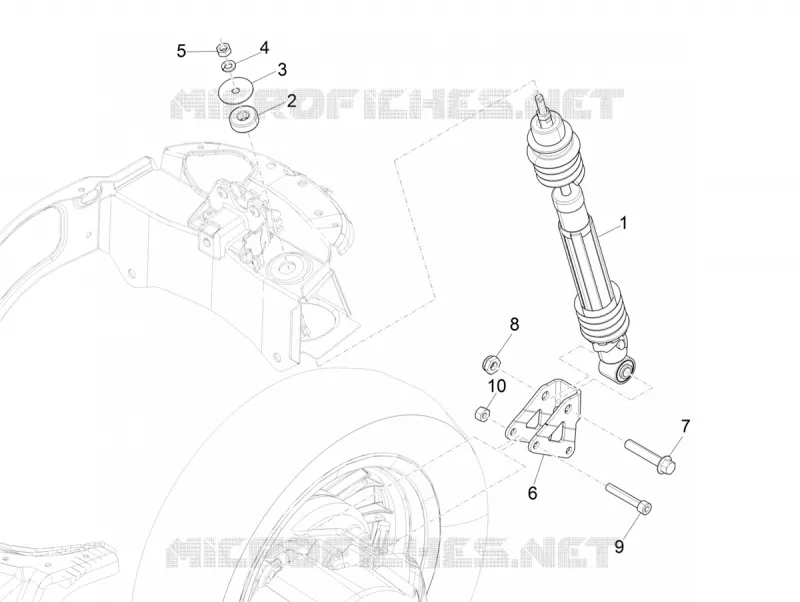 Suspension arrière - Amortisseur/s
