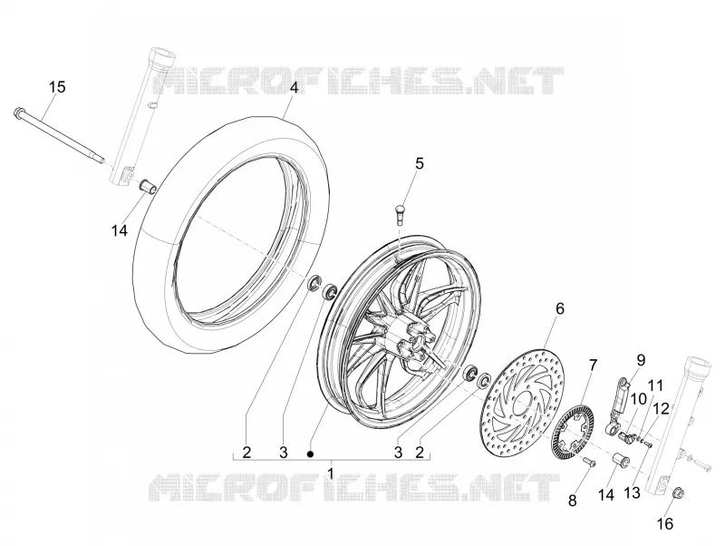 Roue avant