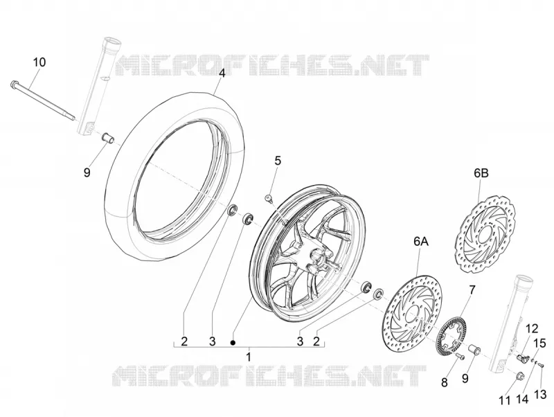 Roue avant