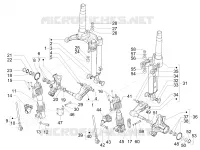Composants de la fourche (Mingxing)
