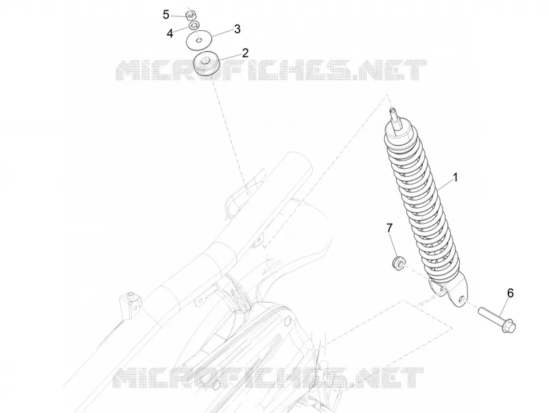 Suspension arrière - Amortisseur/s