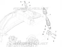 Suspension arrière - Amortisseur/s