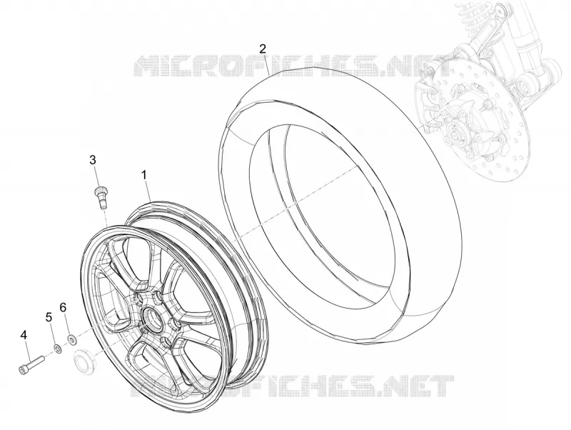 Roue avant