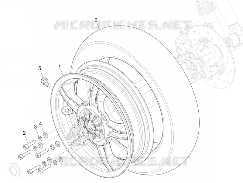 Roue avant