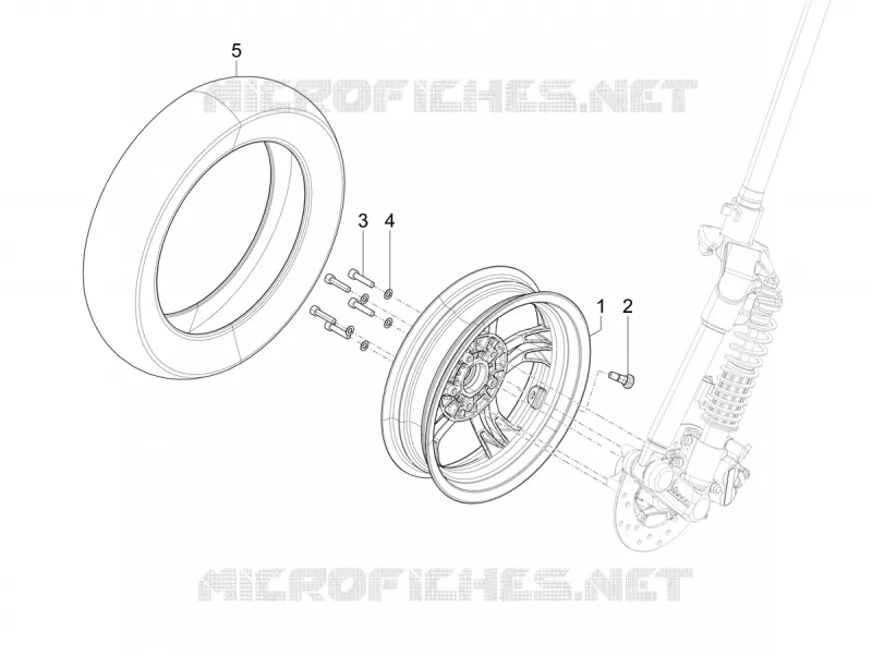 Roue avant