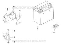Relais - Batterie - Avertisseur sonore