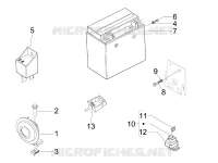 Relais - Batterie - Avertisseur sonore