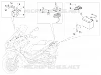 Relais - Batterie - Avertisseur sonore