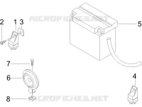 Relais - Batterie - Avertisseur sonore