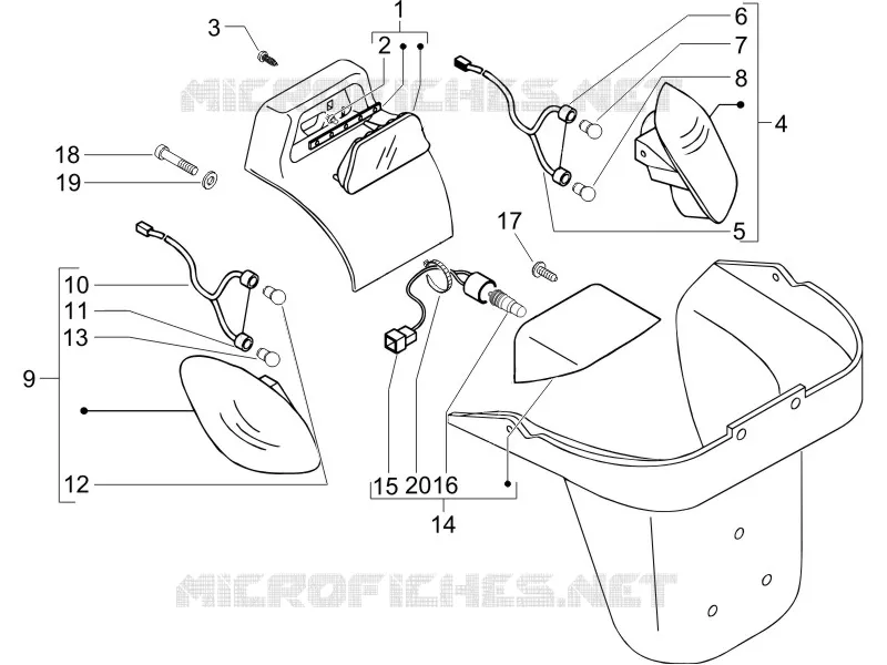Eclairages arrière - Clignotants