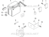 Relais - Batterie - Avertisseur sonore
