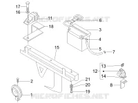 Relais - Batterie - Avertisseur sonore