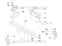 Relais - Batterie - Avertisseur sonore