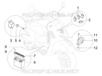 Relais - Batterie - Avertisseur sonore