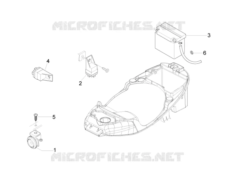Relais - Batterie - Avertisseur sonore