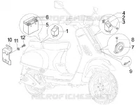 Relais - Batterie - Avertisseur sonore