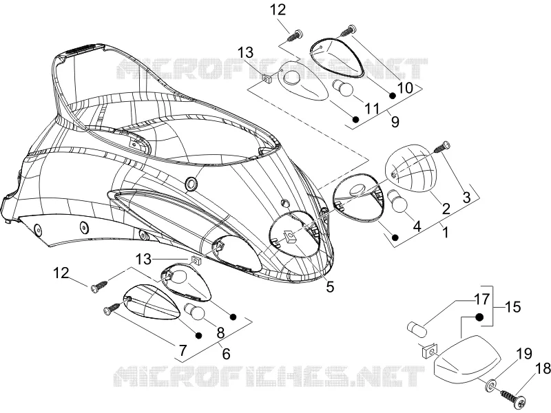 Rear headlamps - Turn signal lamps