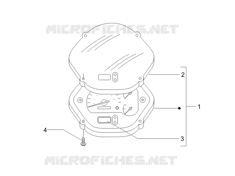 Groupe instruments - Cruscotto VESPA VESPA-SCOOTER 125 GRANTURISMO 2006  Granturismo L E3