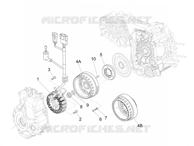 Volant magnetique VESPA VESPA-SCOOTER 125 GTS 2015  GTS 4T ie Super E3