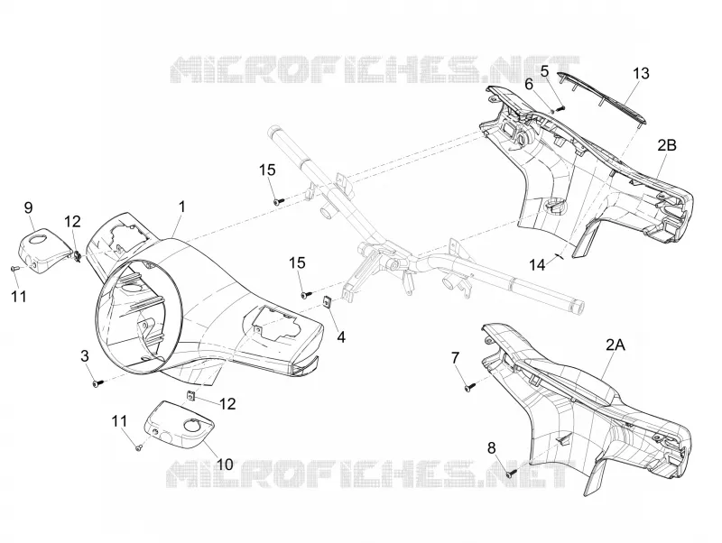 Couvertures guidon VESPA VESPA-SCOOTER 300 GTS 2014  GTS ie