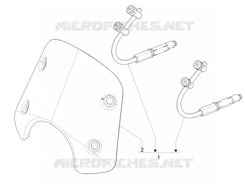 Pare-brise - Glaces VESPA VESPA-SCOOTER 300 GTS 2014  GTS ie