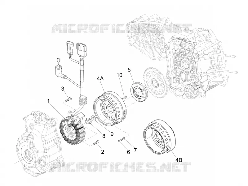 Volant magnetique VESPA VESPA-SCOOTER 300 GTS 2008  GTS ie Super