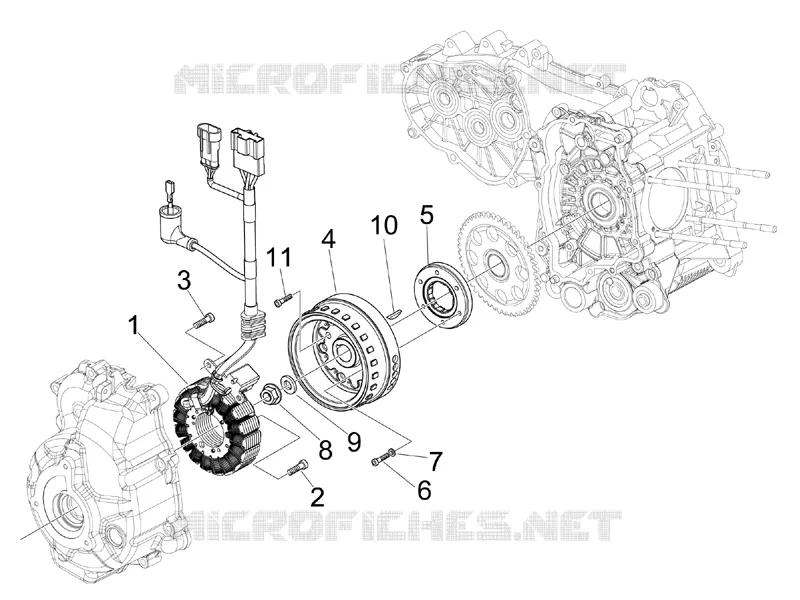 Volant magnetique VESPA VESPA-SCOOTER 300 GTV 2012  GTV 4T 4V ie