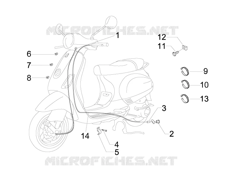 Transmissions VESPA VESPA-SCOOTER 125 LX 2011  LX 4T 2V ie E3