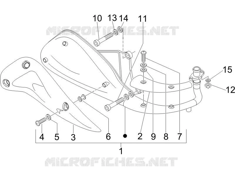 Silencieux VESPA VESPA-SCOOTER 125 LX 2006  LX 4T E3