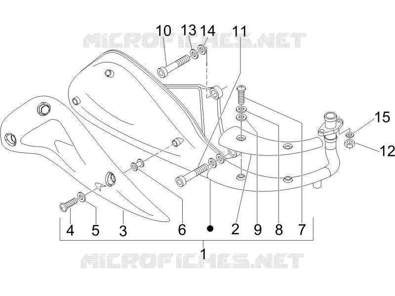 Silencieux VESPA VESPA-SCOOTER 125 LX 2006  LX 4T E3