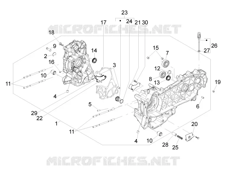 Carter VESPA VESPA-SCOOTER 125 LX 2011  LX 4T ie E3 Touring