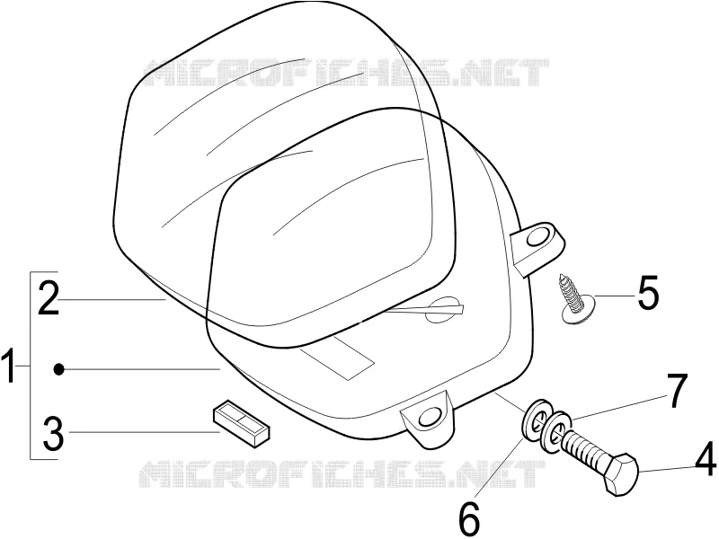 Groupe instruments - Cruscotto VESPA VESPA-SCOOTER 150 LX 2006  LX 4T