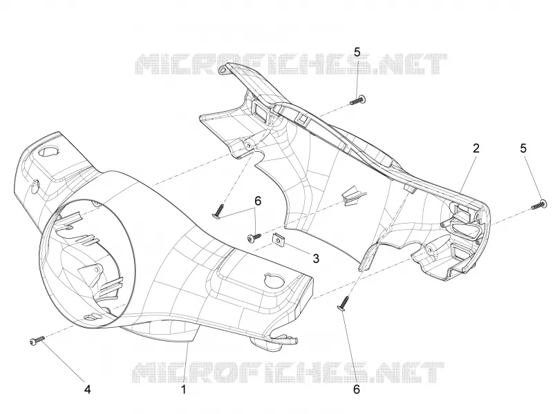 Couvertures guidon VESPA VESPA-SCOOTER 150 LX 2014  LX 4T 2V ie E3