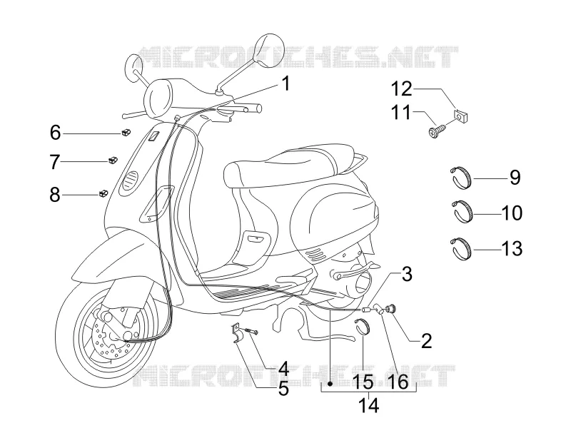 Transmissions VESPA VESPA-SCOOTER 150 LX 2006  LX 4T E3