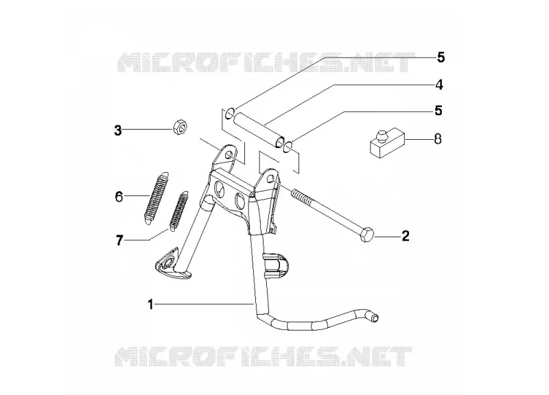 Béquille/s VESPA VESPA-SCOOTER 150 LX 2009  LX 4T ie E3