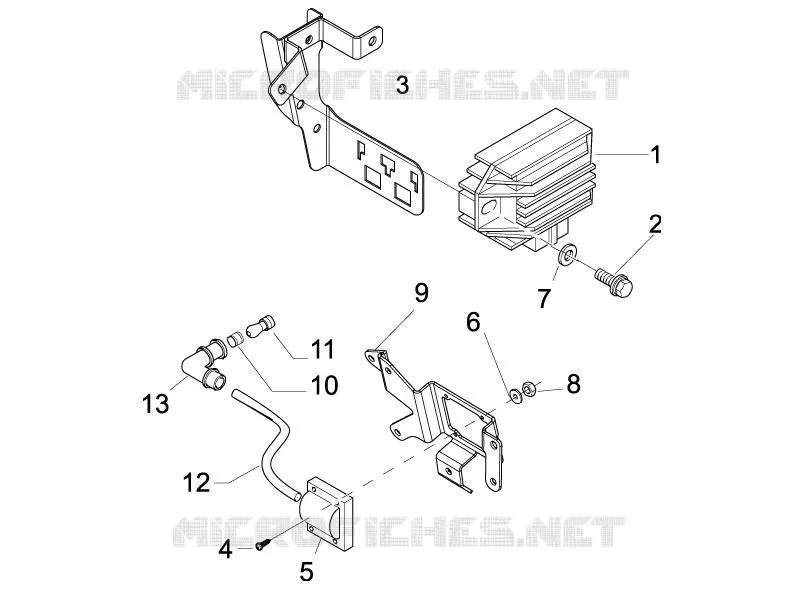 Régulateurs de tension - Centrales electroniques - Bobine H.T. VESPA VESPA-SCOOTER 150 LX 2011  LX 4T ie E3