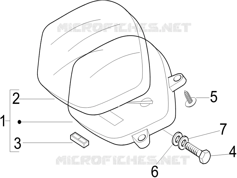Groupe instruments - Cruscotto VESPA VESPA-SCOOTER 50 LX 2006  LX 4T