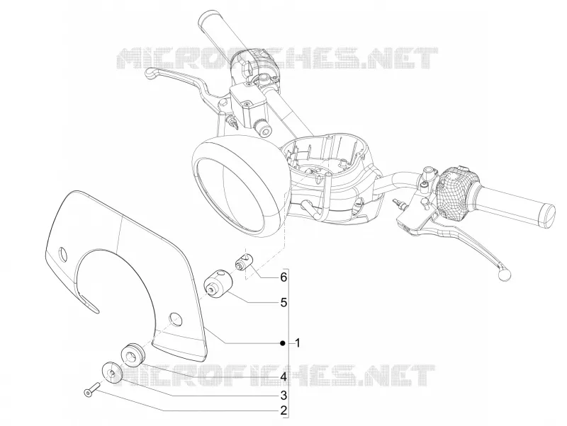 Pare-brise - Glaces VESPA VESPA-SCOOTER 125 LXV 2014  LXV 4T 3V E3