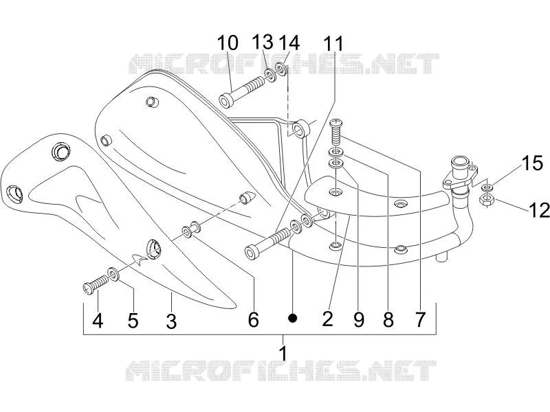 Silencieux VESPA VESPA-SCOOTER 150 LXV 2009  LXV 4T