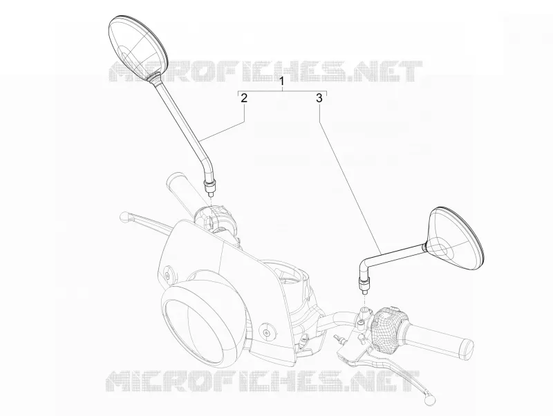 Rétroviseur/s VESPA VESPA-SCOOTER 150 LXV 2013  LXV 4T 3V E3