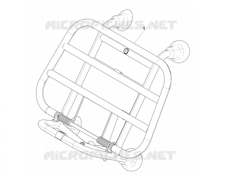 Porte-bagages avant VESPA VESPA-SCOOTER 150 PRIMAVERA 2016  4T 3V ie Primavera